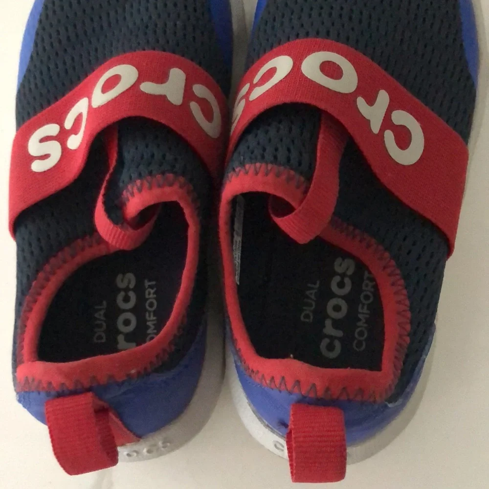 Crocs Kids Swiftwater Easy-On Logo Shoe Water Shoes Boys 10 unisex